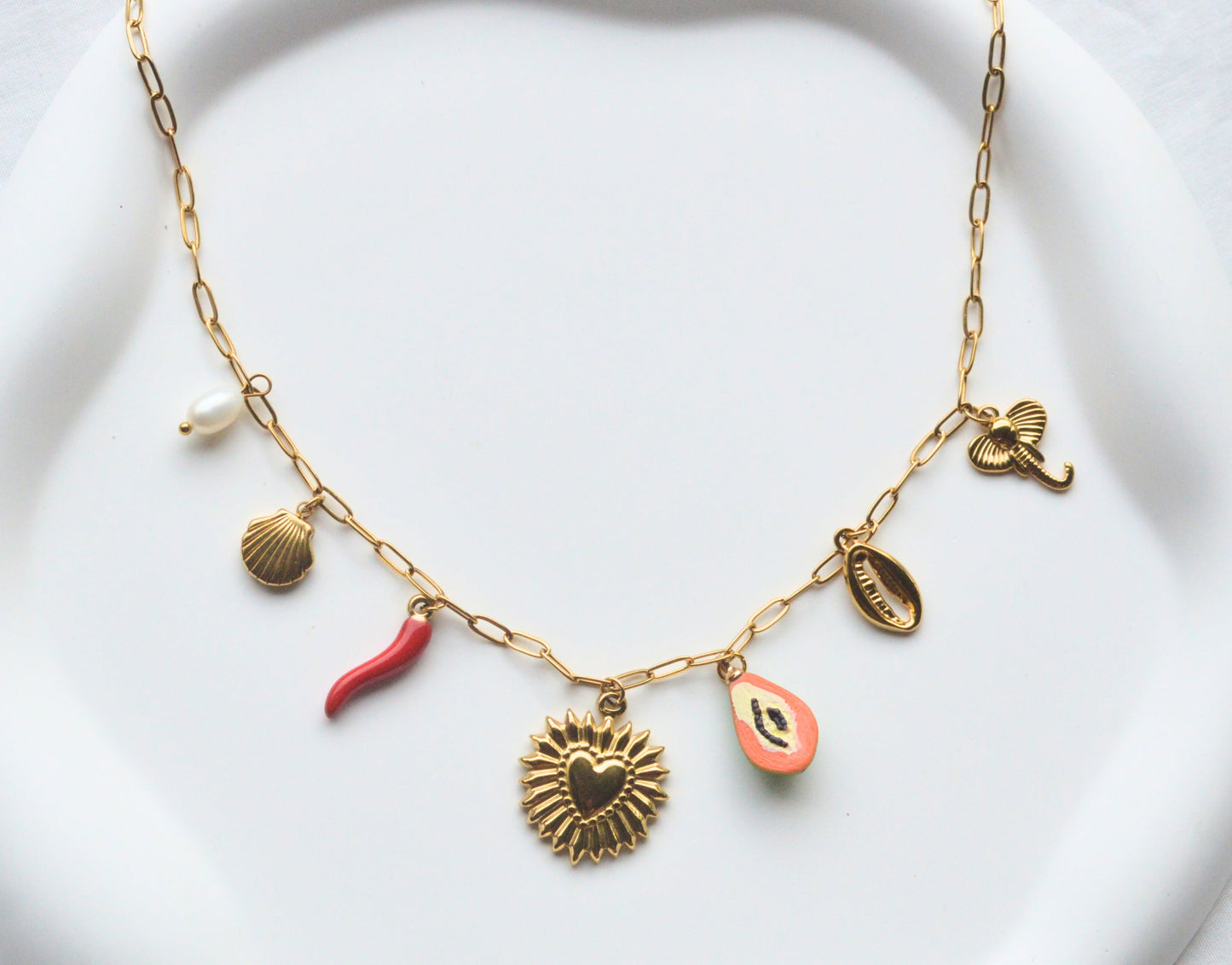 Summer charms necklace