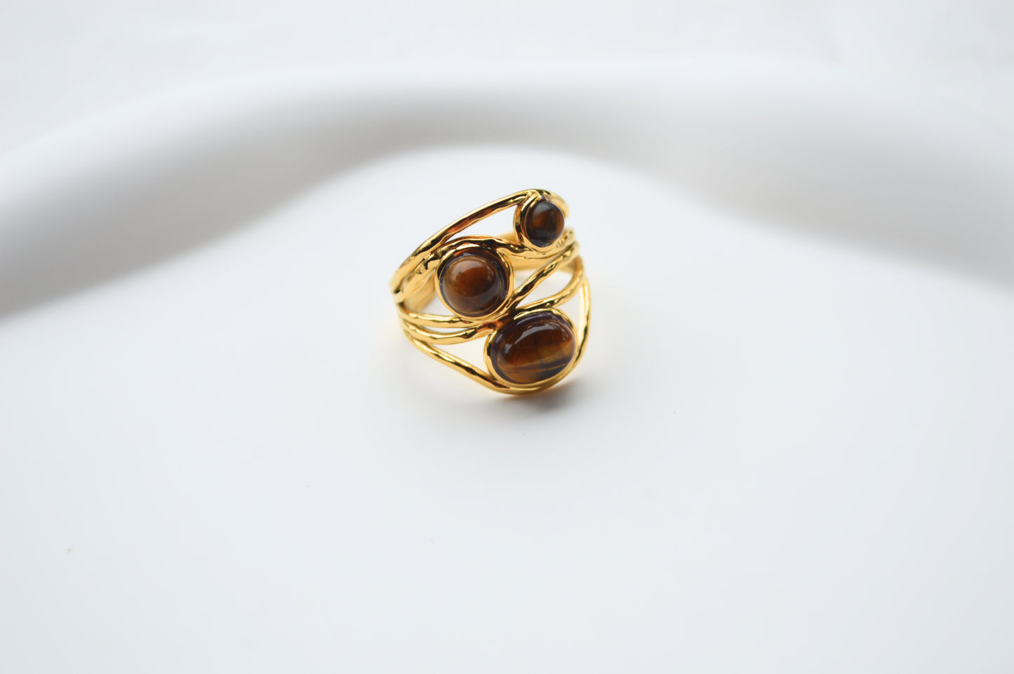 Stones on the sand ring