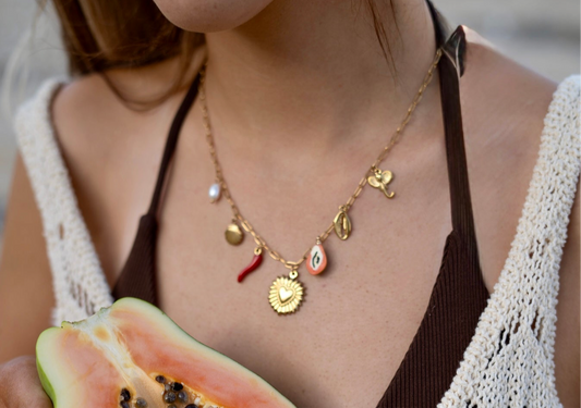 Summer charms necklace