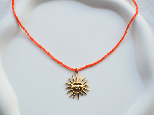 Summer sun necklace